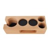 Wood Coffee Filter Tamper Holder Wooden Coffee Tamper Mat Stand