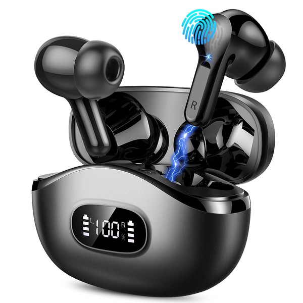 Wireless Earbuds, Bluetooth 5.3 Headphones In Ear Earphones 4 ENC