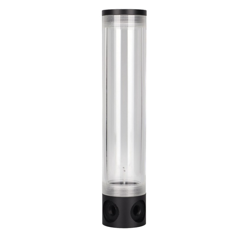 Water Cooling Reservoir 240mm/9.4in Length G1/4in Thread 50mm/2.0in Diameter Tube