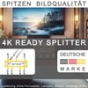 TronicXL 4K 6-Way Antenna Splitter 3D HD Suitable IEC Splitter
