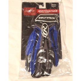 Rawlings New Rawlings Baseball Batting Gloves Youth Medium Blue Factory Sealed