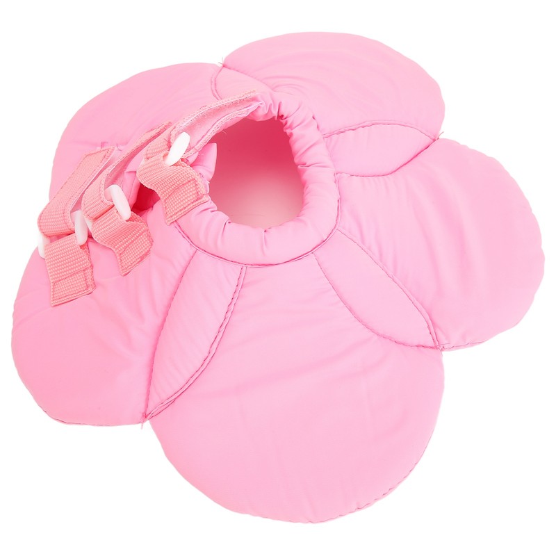 Pet Recovery Collar Adjustable Lightweight Prevent Licking Sunflower Shape Cute