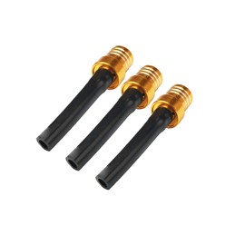 USTPO Dirt Bike Gas Cap Vent Hose 3 Pcs Fuel Tank Valve Tube Breather CNC Universal for 50-450cc DRZ RM LTZ ATV Dirt Pit Bike Gold