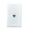 BUPLDET 1 Port CAT6 Ethernet Wall Plate Female to Female