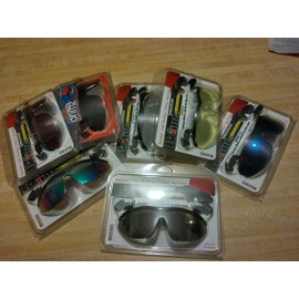 Brimz sapphire ice flip up sunglasses for all caps