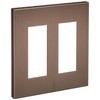 Panasonic WTV6206A1 Square F Plate for 6 Cats Dark Brown