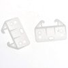 FDXGYH 10 Pcs Plastic Drawer Guides Drawer Track Guides Drawer