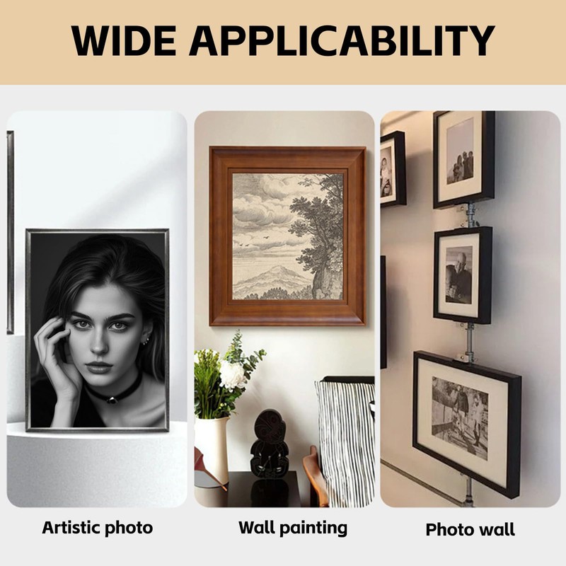 8 Pieces Headboard Wall Flush Mount Brackets: Heavy Duty Flush