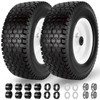 13x5.00-6 Flat Free Tire and Wheel with 3/4" & 5/8"