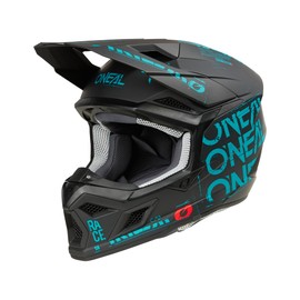 O'NEAL 3SRS Helmet STATIC Black/Teal L