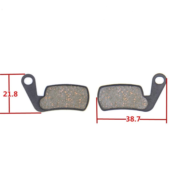 SOMMET 4 Pairs Bicycle Disc Brake Pads for Magura Marta/Marta