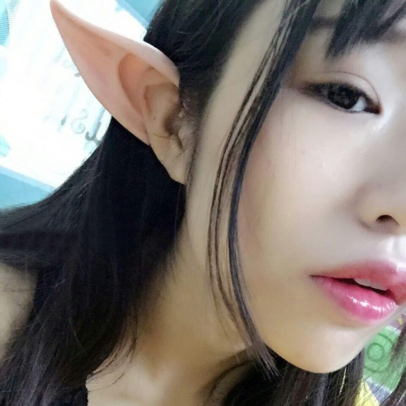 Secaden Cosplay Fairy Pixie Elf Ears Soft Pointed Ears Tips