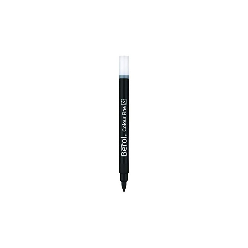 Berol Colourfine Marker Pk12 - Black