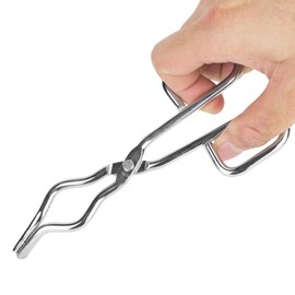 Professional Foundry Tongs,Crucible Tongs Melting Dish Holder,Stainless Steel Beaker Tongs with Rivet Lab Crucible Tongs for Laboratory Industry
