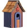 Patriotic Bird Houses for Outside Clearance with 1.5" Entrance Perch