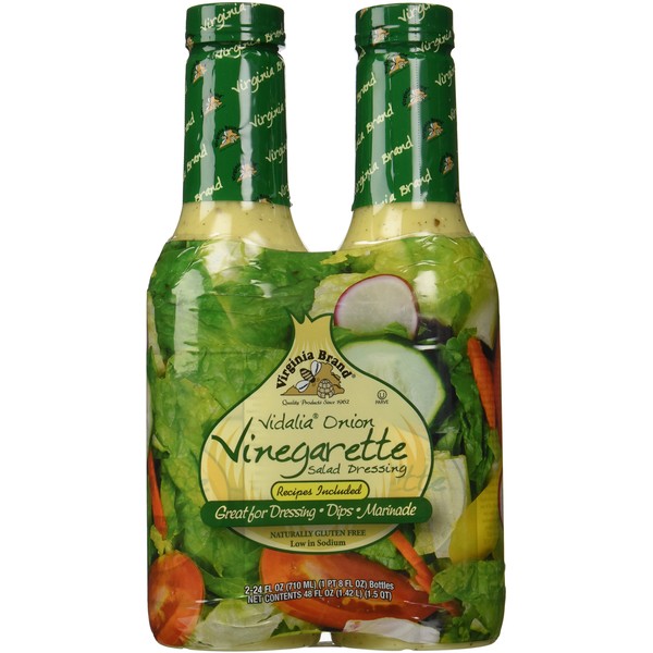 Virginia Brand Vidalia Onion Vinegarette Salad Dressing - 2/24 oz.