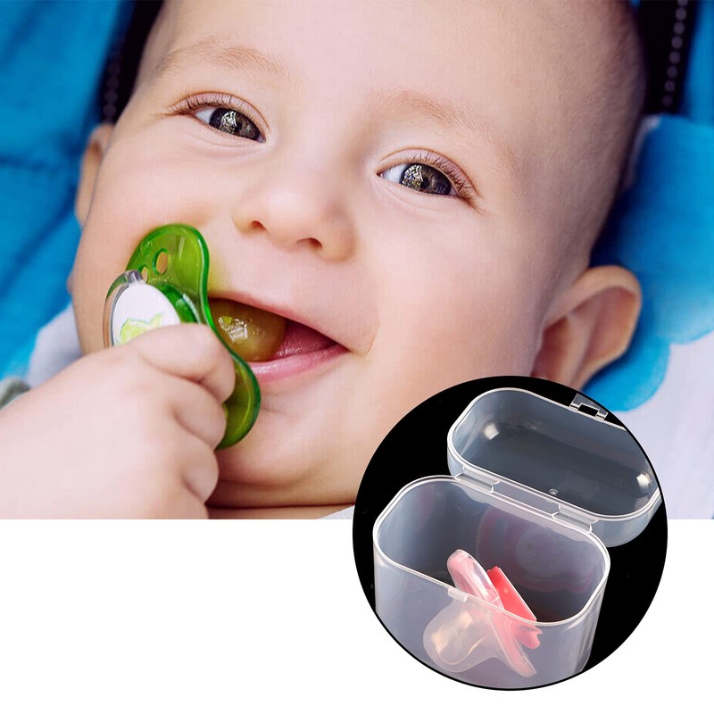 Accmor Pacifier Case, Pacifier Container Can Storage 2 Pacifiers, Baby