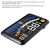 5.5in Car Projector Headup Display Set OBD2 HUD Windscreen Driving