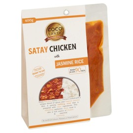 Coco Earth Satay Chicken & Rice, 400 g