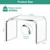 ZVOBUEI Acrylic Step Stool 9in Step Stools for Kids 250-LBS