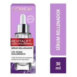 Loreal Paris Serum Revitalift Ácido Hialurónico 3 Pzs 30 Ml