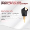 AFEISOL AFEISOL 5P8500 Cat Keys Compatible with Caterpillar Heavy Equipment