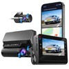 4K Dash Cam Front and Rear, 30FPS Dash Camera for