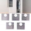 5Pcs Hinge Repair Plate Stainless Steel Firm Durable More Space