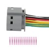PARSUPPRO 14-Way/Pin Headlight Connector Sensor Socket Repair Wiring Harness Auto