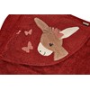 Sterntaler Emmily Hooded Bath Towel 80 x 80 cm Red
