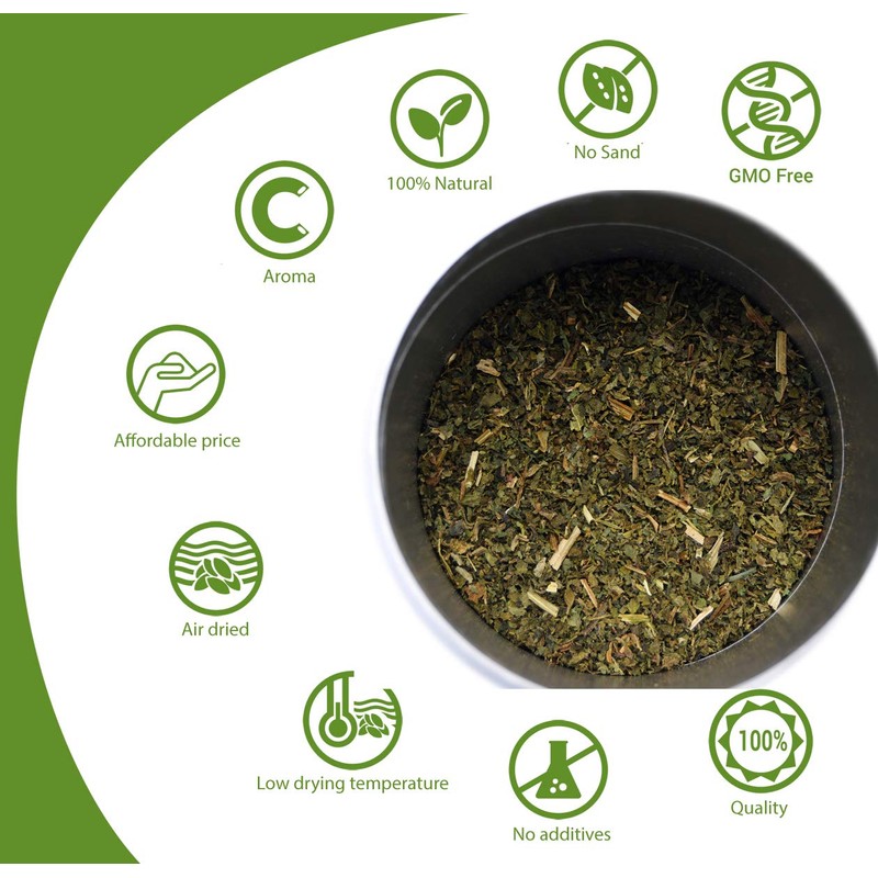 Dried Nettle Leaf , Loose Tea, wildcrafted, Well-sifted, 500G