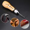 Stitching Awl Kit Non-Slip Handle DIY Leather Fabric Hand Craft