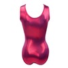 Sookie Active Metallic Sheen Classic Tank Leotard (Burgundy Red, Ladies