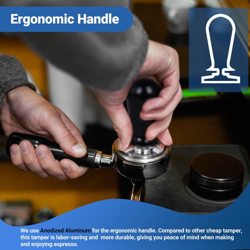 51mm Espresso Tamper Barista Calibrated Coffee Tampers with 30lbs Spring