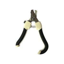 Large Pet Nail Clipper and File Set, Stainless Steel with Anti-Slip Handle, Black and White