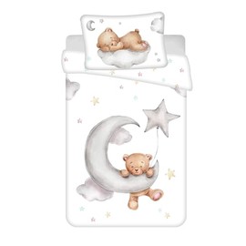 Jerry Fabrics Baby Bed Linen with Teddy on Cloud 100 x 135 cm 100% Cotton
