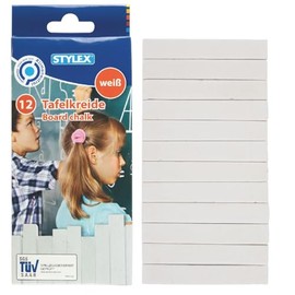 12er Malkreide Tafelkreide Kreide weiß