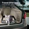 LIOOPET Travel Cat Litter Box Portable Foldable 18x14x5.5in Camo for