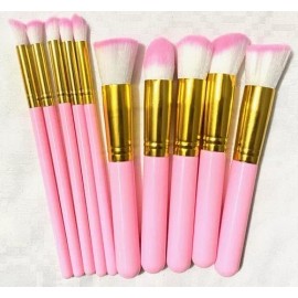 JOSC Brocha Kabuki 10 Piezas Maquillaje