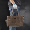 Tool Bag, Hand Tool Storage Bag, 16 oz Waxed Canvas