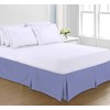 Sapphire Collection PLAIN DYED POLY COTTON PLEATED PLATFORM BASE VALANCE