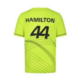 Mercedes AMG Petronas F1 Men's Lewis Hamilton Sportswear Tshirt - Neon - Size: M