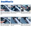 Window Deflectors Smoke Tinted Tape-On Side Window Vent Visor Deflectors