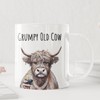 Grumpy Old Higland Cow Mug - Funny Gifts for Animal
