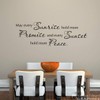 May every Sunrise Wall Decal - hold more Promise and