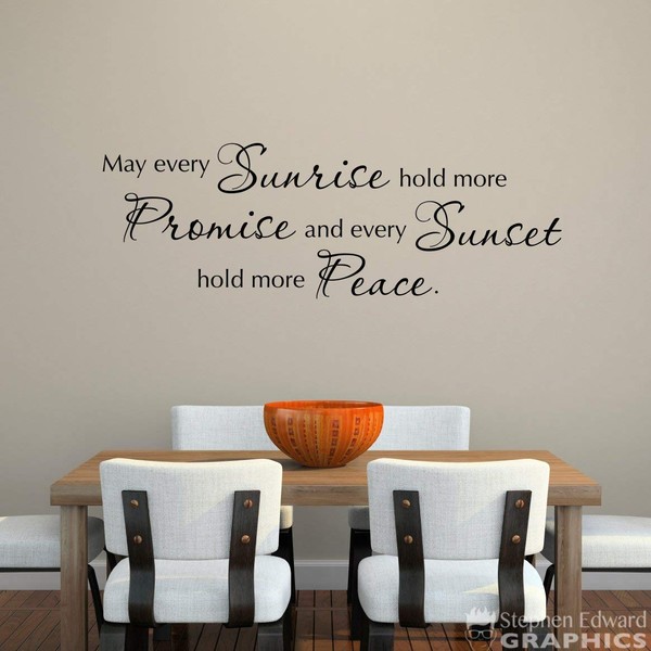 May every Sunrise Wall Decal - hold more Promise and