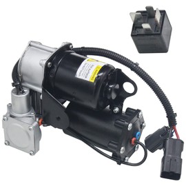 LUFASODERLING LR023964 Air Suspension Compressor Pump Hita-chi System with Relay Compatible with Land Rover LR3 2005-2009 LR4 2010-2013 Range Rover Sport 2006-2013 (6 Pins Connector) LR061663 LR044360