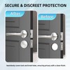 2 Set Door Hole Cover Plate 2-5/8" Deadbolt Cover Plate,