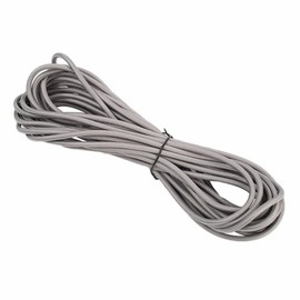 Vintage 10 Meters 3 Core Round Grey Colour Cable Antique Braided Fabric Lighting Cable Silk Flexible Wire Cord Light UK (10 M Grey Cable)