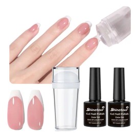 Sello Manicura Esmaltado Francés Semipermanente Gel Esmalte